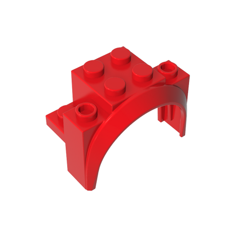 Gobricks,Wheel Arch, Mudguard 4 x 2 1/2 x 2 1/3,18974