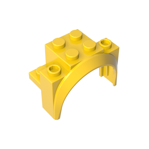 Gobricks,Wheel Arch, Mudguard 4 x 2 1/2 x 2 1/3,18974