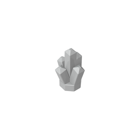 Gobricks,Rock 1 x 1 Crystal 5 Point,30385