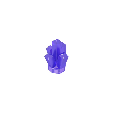 Gobricks,Rock 1 x 1 Crystal 5 Point,30385