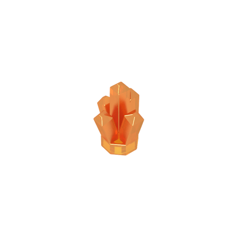 Gobricks,Rock 1 x 1 Crystal 5 Point,30385