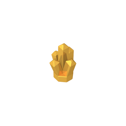 Gobricks,Rock 1 x 1 Crystal 5 Point,30385
