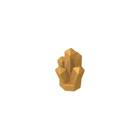 Gobricks,Rock 1 x 1 Crystal 5 Point,30385