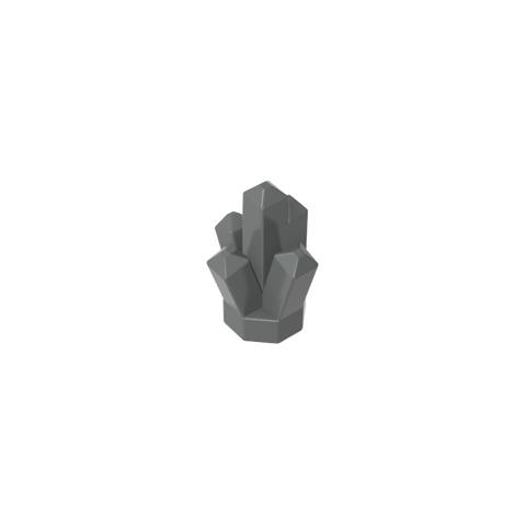 Gobricks,Rock 1 x 1 Crystal 5 Point,30385