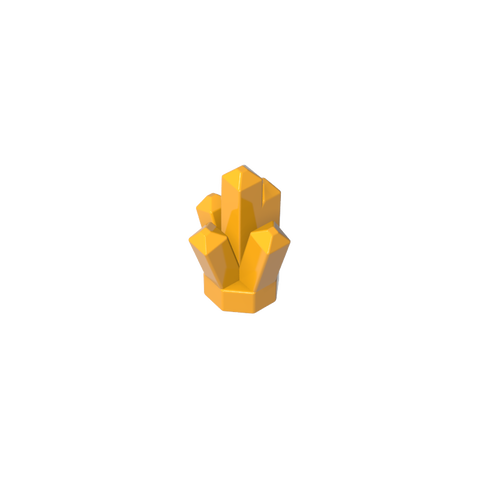 Gobricks,Rock 1 x 1 Crystal 5 Point,30385