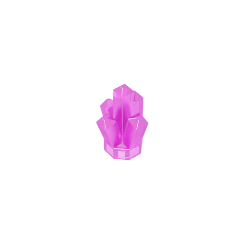 Gobricks,Rock 1 x 1 Crystal 5 Point,30385