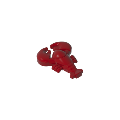 Gobricks,Lobster with Black Eyes Pattern,27152