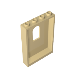 Panel 1 x 4 x 5 with Arched Window,60808