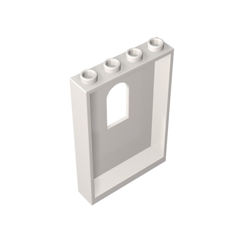 Gobricks,Panel 1 x 4 x 5 with Arched Window,60808