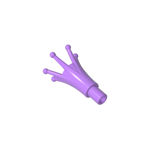 Gobricks,Headwear Accessory Crown Long with Bar,25516
