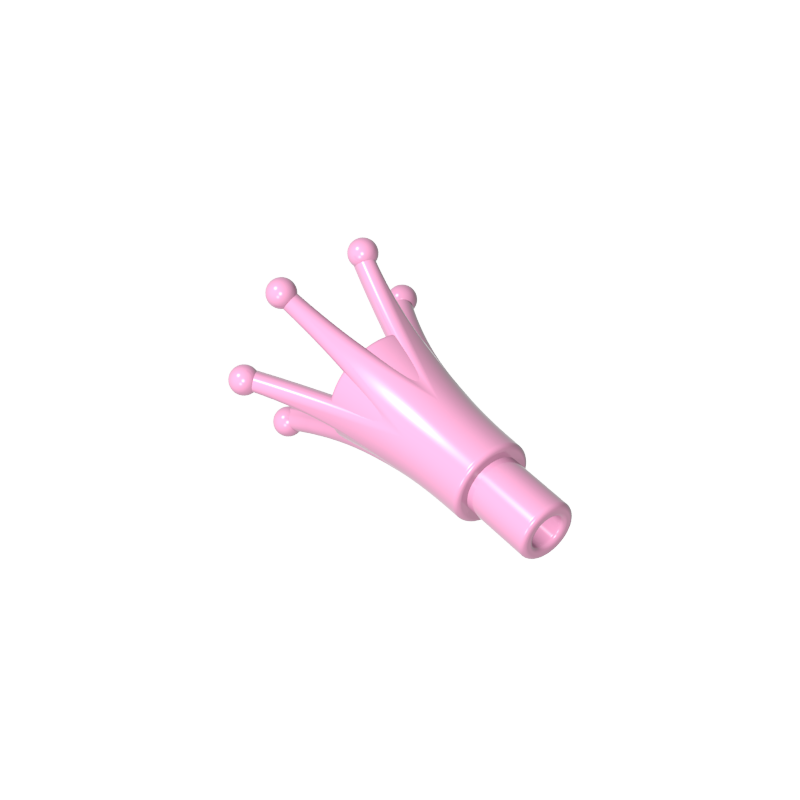 Gobricks,Headwear Accessory Crown Long with Bar,25516
