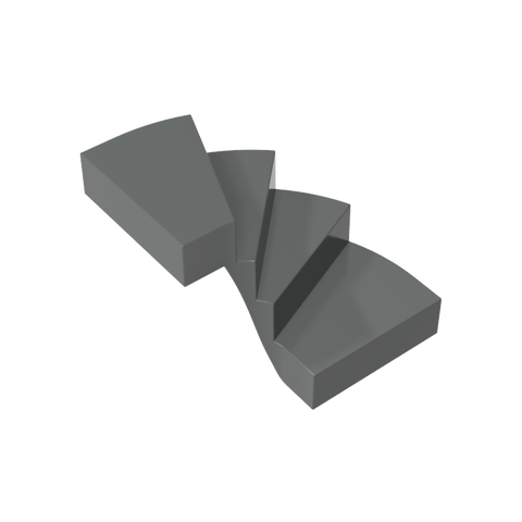 Gobricks,Stairs, Left 6 x 6 x 4,28466