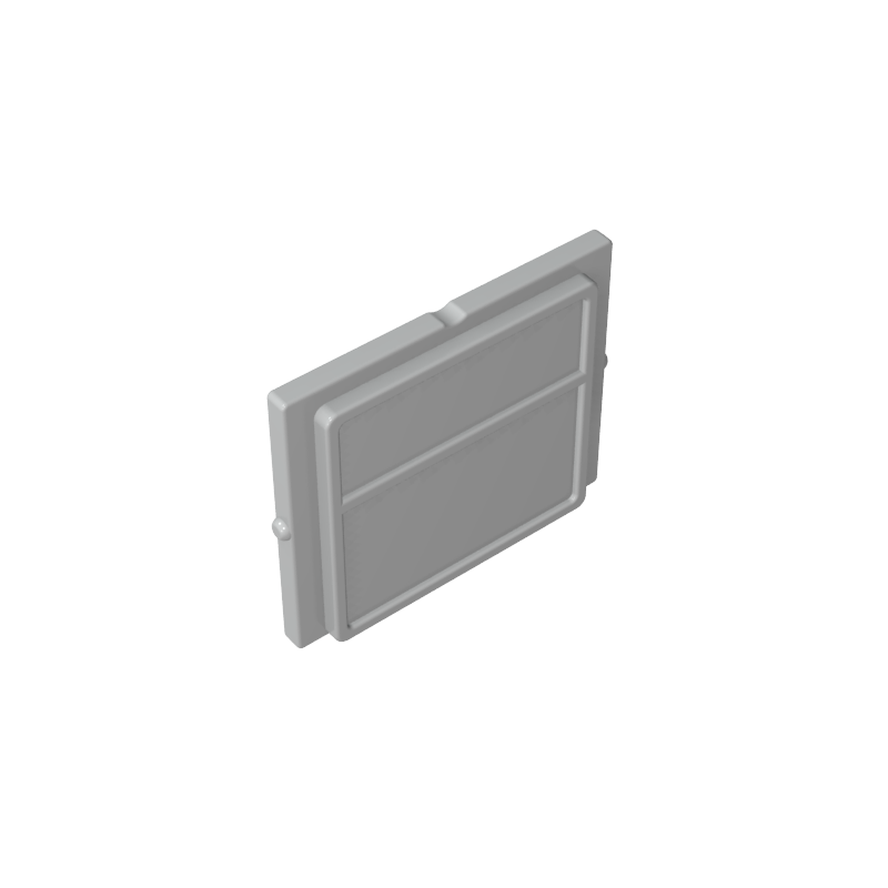 Gobricks,Glass for Train Window 1 x 4 x 3,4034