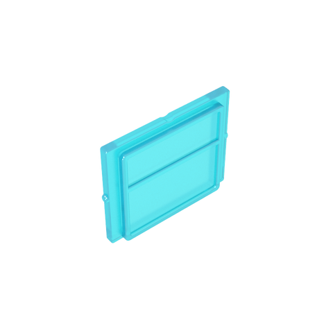Gobricks,Glass for Train Window 1 x 4 x 3,4034