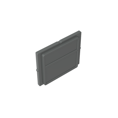 Gobricks,Glass for Train Window 1 x 4 x 3,4034