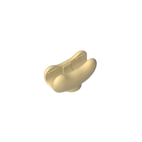 Gobricks,Food Hot Dog Bun,25386
