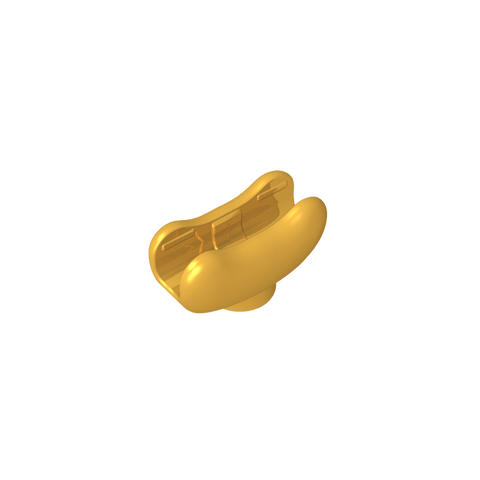 Gobricks,Food Hot Dog Bun,25386