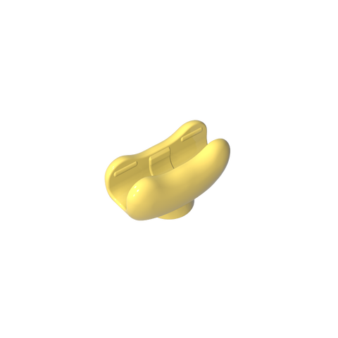 Gobricks,Food Hot Dog Bun,25386