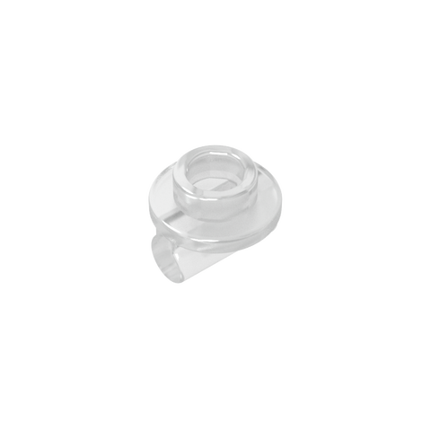 Gobricks,Plate Round 1 x 1 with Open Stud and Bar on Underside,25893,25893a