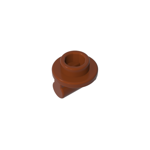 Gobricks,Plate Round 1 x 1 with Open Stud and Bar on Underside,25893,25893a