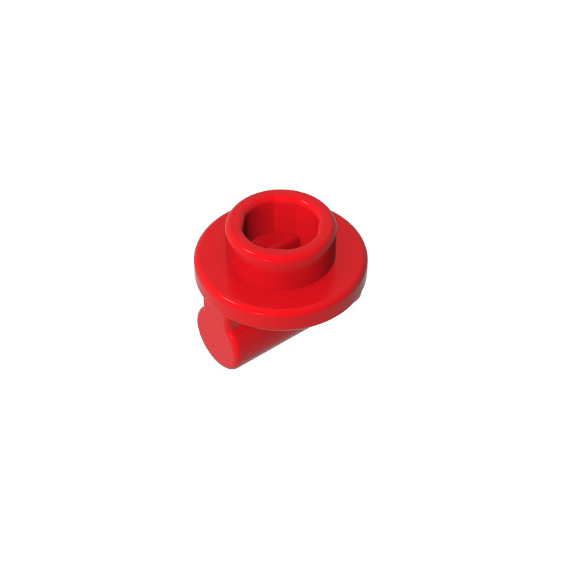 Gobricks,Plate Round 1 x 1 with Open Stud and Bar on Underside,25893,25893a