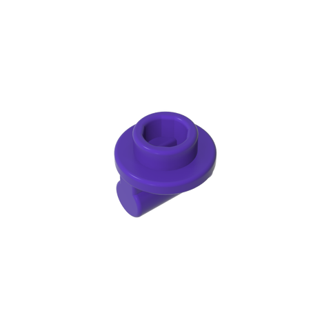 Gobricks,Plate Round 1 x 1 with Open Stud and Bar on Underside,25893,25893a