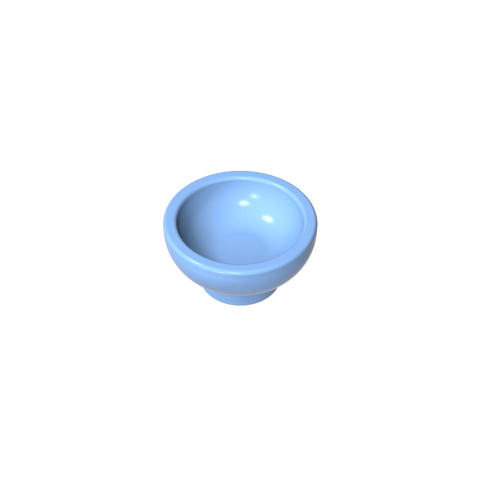 Gobricks,Equipment Dish/ Bowl [Plain],34172