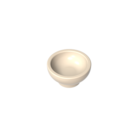 Gobricks,Equipment Dish/ Bowl [Plain],34172