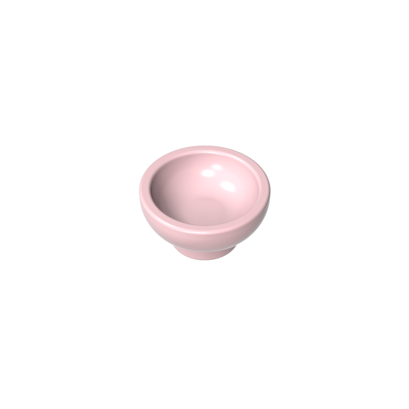Gobricks,Equipment Dish/ Bowl [Plain],34172