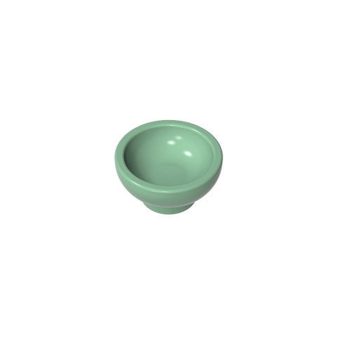 Gobricks,Equipment Dish/ Bowl [Plain],34172