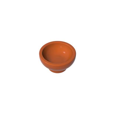 Gobricks,Equipment Dish/ Bowl [Plain],34172