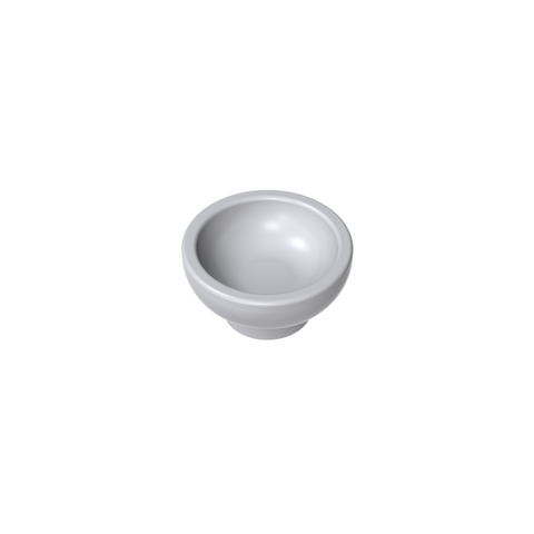 Gobricks,Equipment Dish/ Bowl [Plain],34172