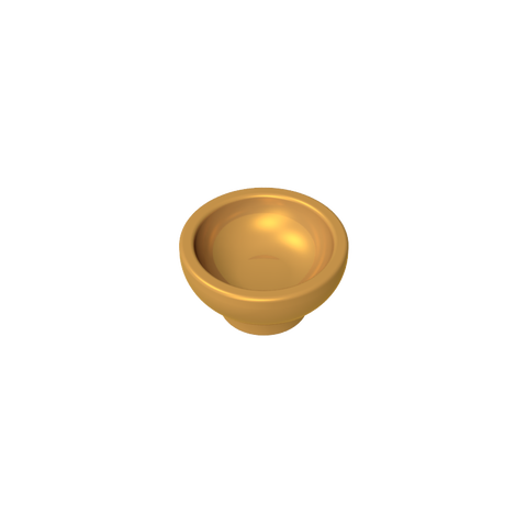 Gobricks,Equipment Dish/ Bowl [Plain],34172