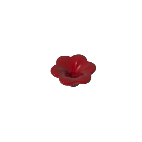 Gobricks,Plant, Outdoor Accessory Kit, Flower with 6 Rounded Petals and Pin,95831,93081d