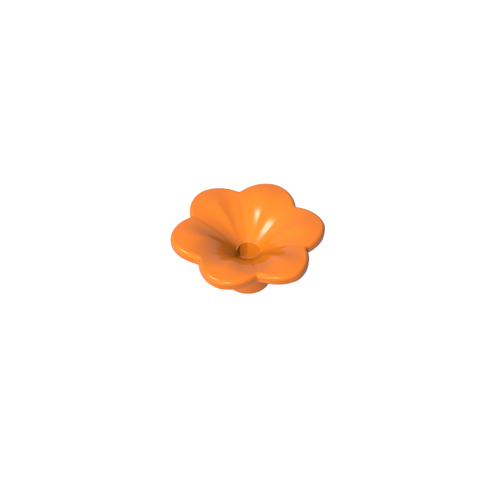 Gobricks,Plant, Outdoor Accessory Kit, Flower with 6 Rounded Petals and Pin,95831,93081d