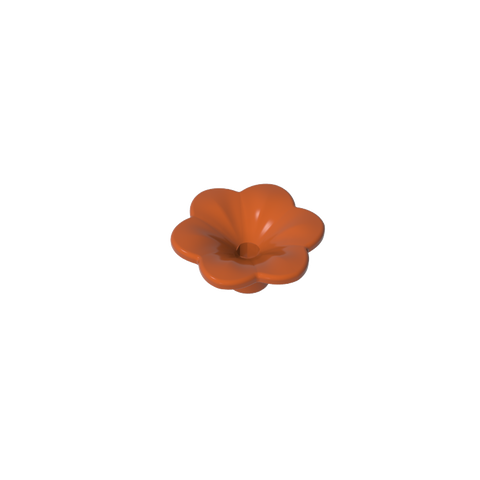 Gobricks,Plant, Outdoor Accessory Kit, Flower with 6 Rounded Petals and Pin,95831,93081d