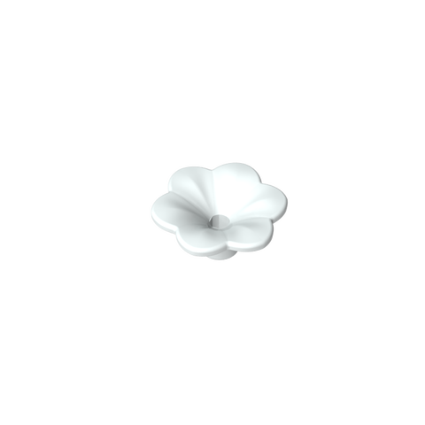 Gobricks,Plant, Outdoor Accessory Kit, Flower with 6 Rounded Petals and Pin,95831,93081d