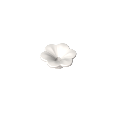 Gobricks,Plant, Outdoor Accessory Kit, Flower with 6 Rounded Petals and Pin,95831,93081d