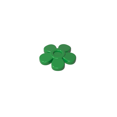 Gobricks,Headwear Accessory Flower with 5 Smooth Petals and Pin,96483