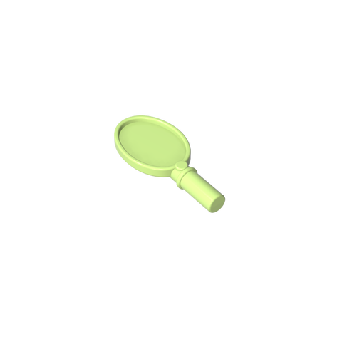 Gobricks,Equipment Hand Mirror with Heart on Reverse [Hair Accessory],96488