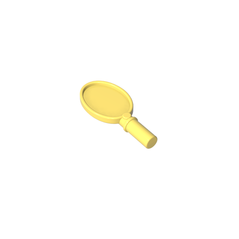 Gobricks,Equipment Hand Mirror with Heart on Reverse [Hair Accessory],96488