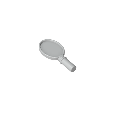 Gobricks,Equipment Hand Mirror with Heart on Reverse [Hair Accessory],96488