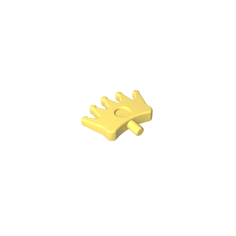 Gobricks,Headwear Accessory Crown/ Tiara with 5 Points and Pin,96491