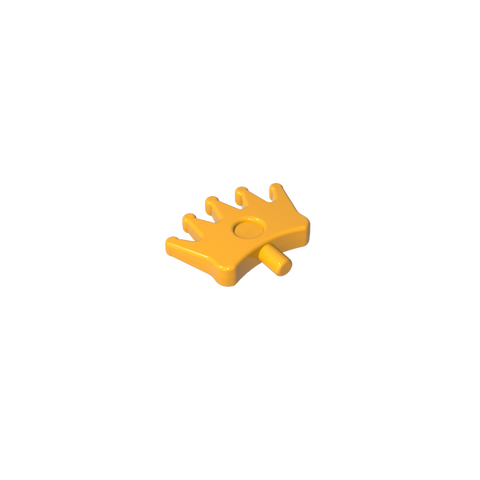Gobricks,Headwear Accessory Crown/ Tiara with 5 Points and Pin,96491