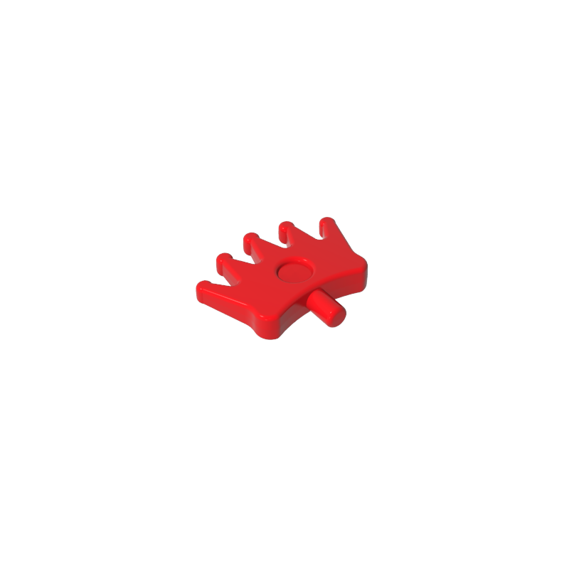 Gobricks,Headwear Accessory Crown/ Tiara with 5 Points and Pin,96491