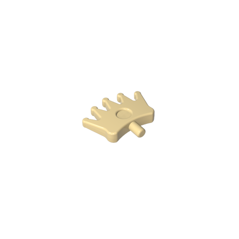 Gobricks,Headwear Accessory Crown/ Tiara with 5 Points and Pin,96491
