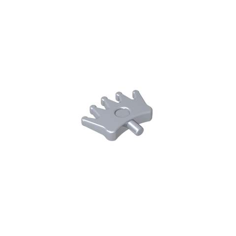 Gobricks,Headwear Accessory Crown/ Tiara with 5 Points and Pin,96491