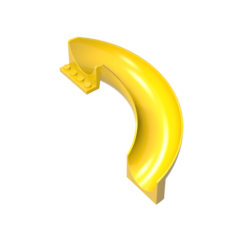 Gobricks,Slide Curved 180°,11267
