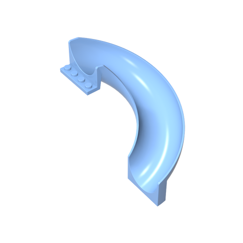 Gobricks,Slide Curved 180°,11267