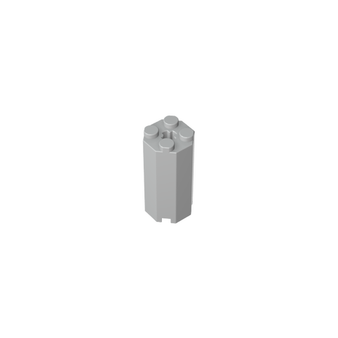 Gobricks,Brick Special Octagonal 2 x 2 x 3 1/3,6037